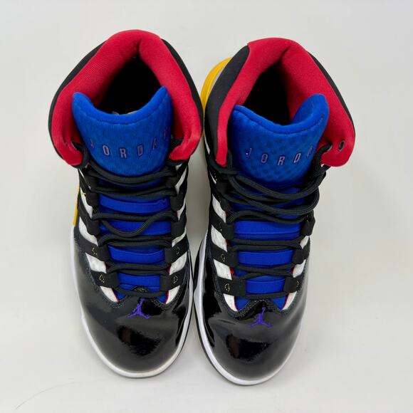 Nike Air Jordan Aura Rivals Basketball Shoe Mens 8 1/2 Black S1525 Sturdy Sporty - Picture 9 of 16